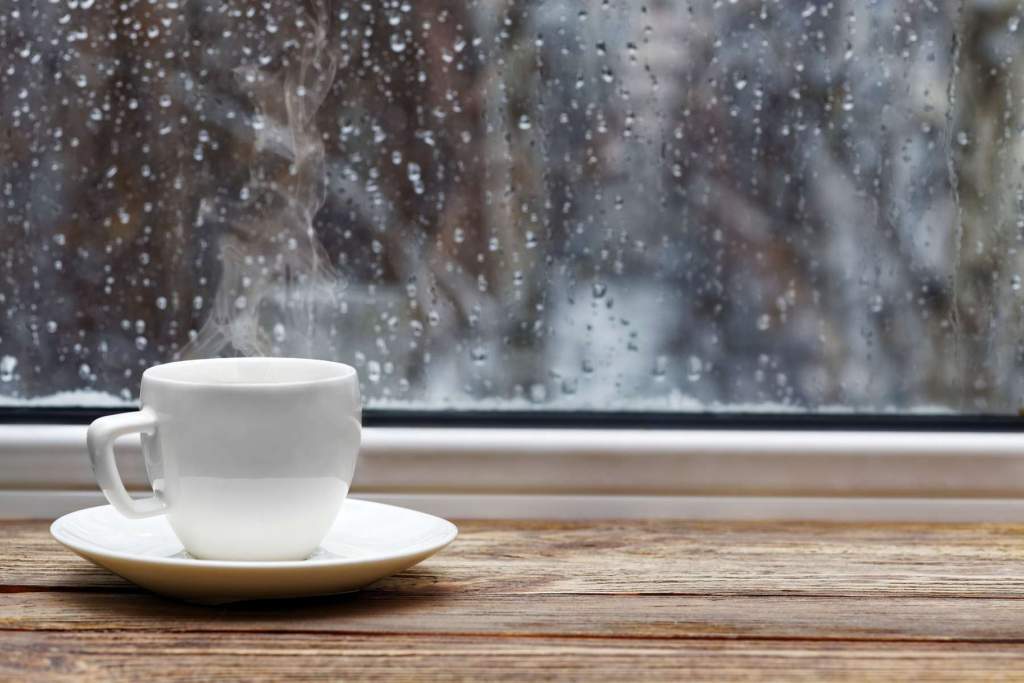 кофе дождь фото