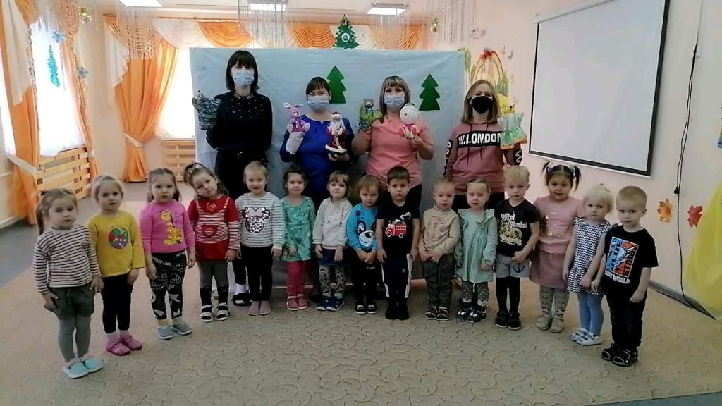 В детском саду «Крепыш» прошло представление кукольного театра