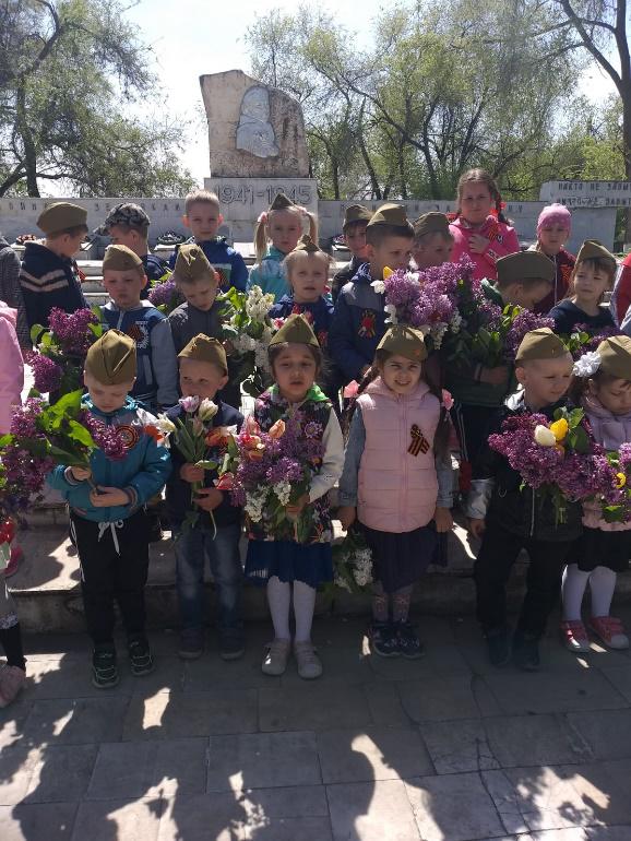 В Волошинском детском саду прошла патриотическая акция, приуроченная ко Дню Победы