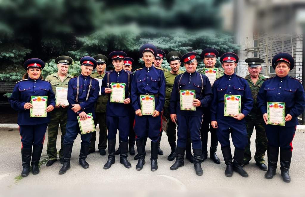 Дружинники Миллеровского юрта получили почетные грамоты от Отдела МВД России по Миллеровскому району