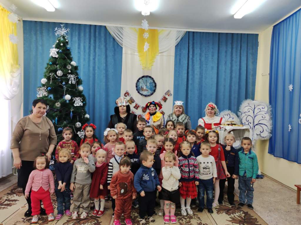 В Волошинском детском саду прошли Рождественские колядки