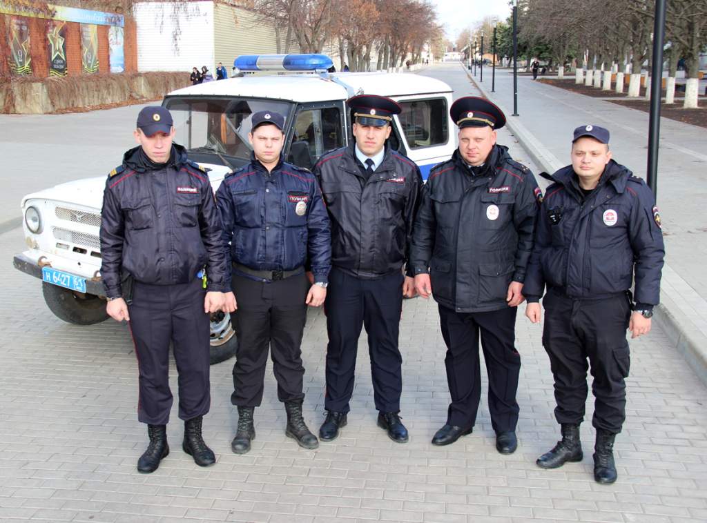 Патрульно-постовая служба Миллеровского ОВД работает и держит на контроле состояние правопорядка в городе