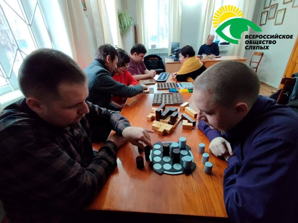 В местном отделении Всероссийского общества слепых прошел мастер-класс «Трогательная игротека»